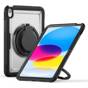 Apple iPad Air 11INÇ M2 Kılıf Handle Ring Yüzüklü Amour Tank Case Fuji A2902 A2903 A2904