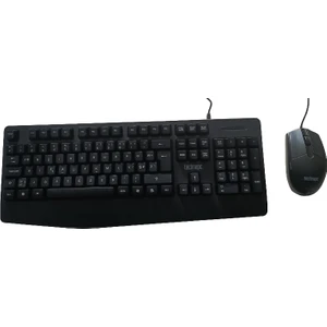 F-18080 USB F Türkçe Klavye Mouse Seti Kablolu