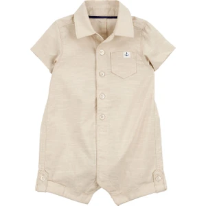 Erkek Bebek Kısa Tulum