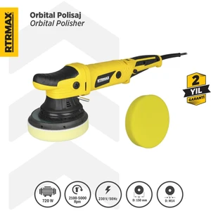 Rtrmax RTM1450 Orbital Polisaj Makinası 720 W 150 mm
