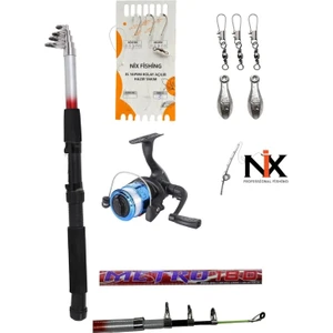 180 cm Kamış Makina Olta Seti Tam Takım Çocuk Olta Seti