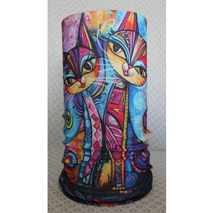 Kedi Desenli Boyunluk Baf Bandana