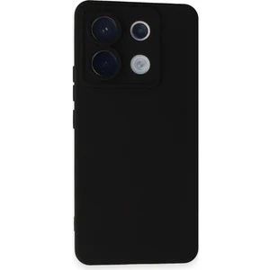 Newface Xiaomi Poco X6 Kılıf Yumuşak Silikon Kılıf - Siyah