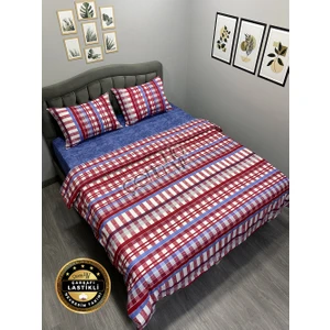 Çetinhome Çarşafı Lastikli Çift Kişilik Nevresim Takımı Keşşan