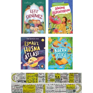 İşte Dinimiz  /  Dinimi Öğreniyorum  /  Esmaül Hüsna Atlası  /  Kuran Atlası 4  Kitap   (Matematik Öğreten Cetvel)