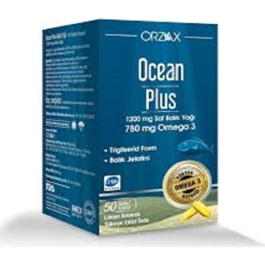Ocean Plus 1200 mg Balık Yağı 50 Kapsül