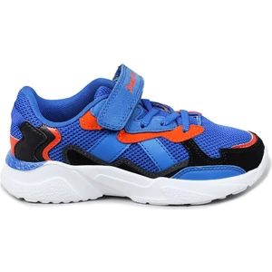 29189 Saks Mavi - Turuncu Üniseks Çocuk Sneaker Günlük Spor Ayakkabı
