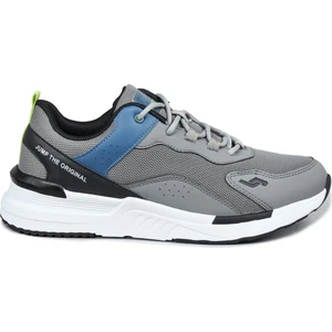 30607 Gri - Mavi Erkek Sneaker Günlük Spor Ayakkabı