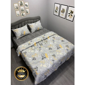 Çetin Home Çetinhome Çarşafı Lastikli Çift Kişilik Nevresim Takımı Kış Masalı