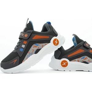 Rixo Çocuk Kolay Giyim Cırtlı Sneaker Spor Ayakkabı