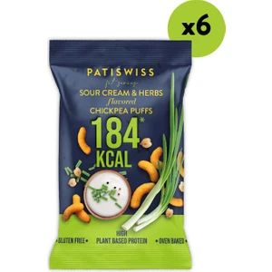 Ekşi Krema ve Baharat Aromalı Nohut Cips Seti 6 Adet