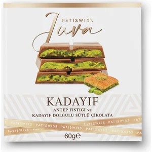 Juva Antep Fıstığı ve Kadayıflı Dubai Çikolatası 60g