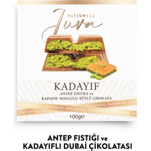 Juva Antep Fıstığı ve Kadayıflı Dubai Çikolatası 100g