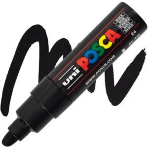 Uni Posca PC-7M 4,5-5,5 mm Siyah Keçeli Marker – Geniş Uçlu, Su Bazlı, Çok Yüzeyde Kalıcı ve Canlı Renk