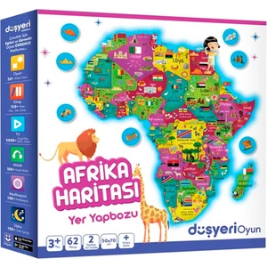 Oyun Yer Yapbozu Afrika Haritası Yer Yapboz