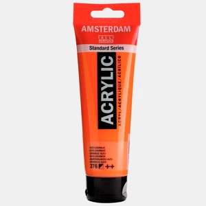 Amsterdam Akrilik Boya 120 Ml. 276 Orange Azo