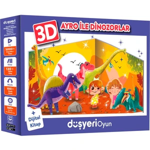3D Figürlü Yapboz Ayro Ile Dinozarlar