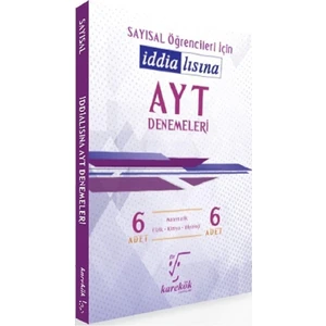 Karekök Yayıncılık AYT İddialısına Sayısal  Deneme 2.Oturum