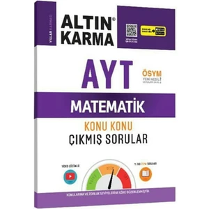 Altın Karma Yayınları AYT   Matematik  Konu Konu Çıkmış Sorular