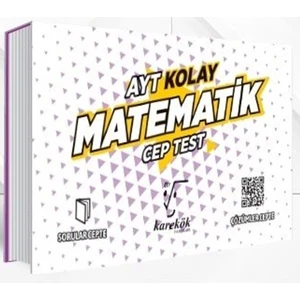 Karekök Yayıncılık AYT Cep Test Matematik Kolay