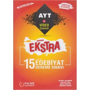 Palme Yayıncılık YKS AYT Ekstra Edebiyat 15 Deneme Sınavı