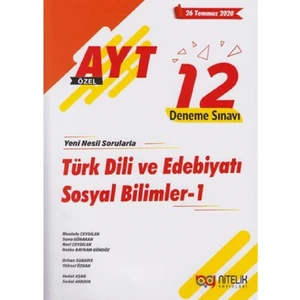 Nitelik Yayınları YKS AYT Türk Dili ve Edebiyatı Sosyal Bilimler-1 12 Deneme