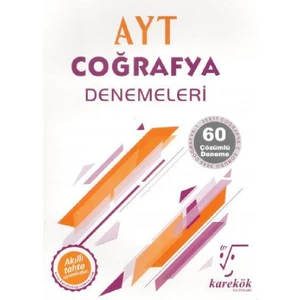 Karekök Yayıncılık AYT Coğrafya Denemeleri Kitabı