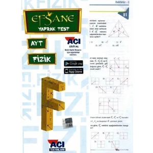 Açı Yayınları AYT Fizik Efsane Çek Kopart Yaprak Test