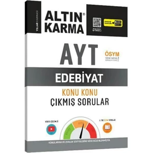 Altın Karma Yayınları AYT   Edebiyat  Konu Konu Çıkmış Sorular