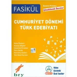 Bry Birey Eğitim Yayınları Sınavın Provası Çıkabilecek Sorular - Fasikül Cumhuriyet Dönemi Türk Edebiyatı