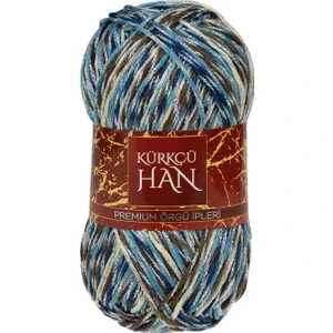 Kürkçü Han Elmas 100 gr 190M Simli Örgü İpi SM102