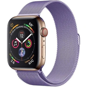 Apple Watch Series Se/10/9/8/7/6/5/4/3 42MM-44MM-45MM-49MM Uyumlu Milano Loop Çelik Kordon
