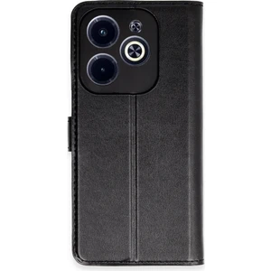  Infinix Hot 40 Kılıf Cüzdanlı Kapaklı Kılıf - Siyah