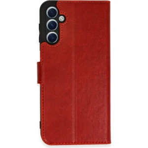  Samsung Galaxy A14 4g Kılıf Cüzdanlı Kapaklı Kılıf - Kırmızı