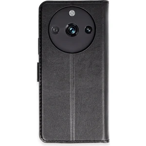  Realme 11 Pro Kılıf Cüzdanlı Kapaklı Kılıf - Siyah