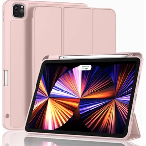 Apple iPad Pro 11 M4 (2024) Kalem Şarjına Uygun Kalemlikli Yatay Standlı Stromix Smart Kılıf A2836 A2837