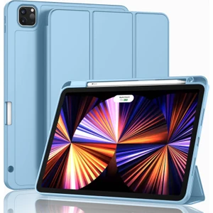 Apple iPad Pro 11 M4 (2024) Kalem Şarjına Uygun Kalemlikli Yatay Standlı Stromix Smart Kılıf A2836 A2837