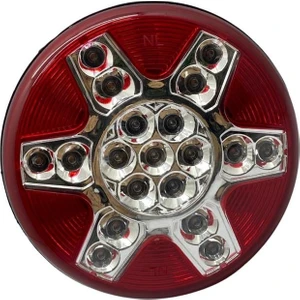 12v Stop-Park-Sinyal Lambası Ledli (Yuvarlak) (111 Mm) Unıversal