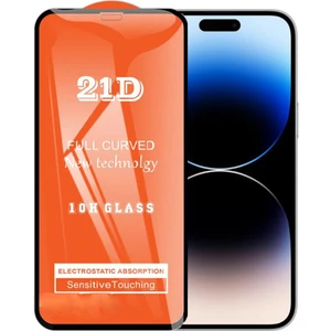 iPhone 14 Pro Max  Kırılmaz Cam 21D Ekran Koruyucu
