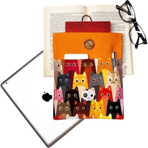 Kitap Kılıfı / Kitap Çantası , Kedi Sarı