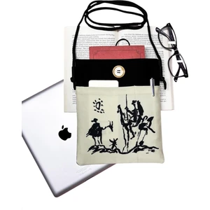 Atölye Smyrna Askılı Kitap / Tablet / Ebook Çantası – Kılıfı , Don Kişot