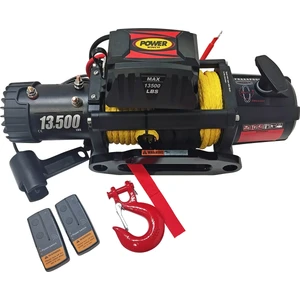 Power Winch 13500 Lb Sentetik Halatlı Off-Road 4x4 Elektrikli Vinç 12V