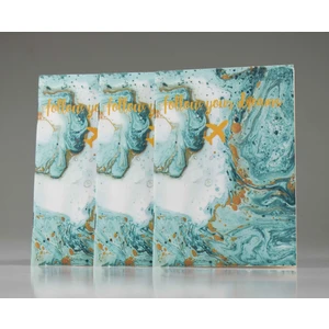 Yeşil Mermer 3'lü Mini Not Defter
