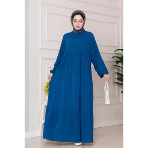 Robalı Azra Elbise-Indigo