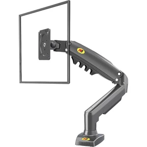 17-30 Inç 43-76 Ekran Tek Kol Amortisörlü Stand LCD LED Hareketli Pc Bilgisayar Monitör Tutucu Askı Aparatı F80