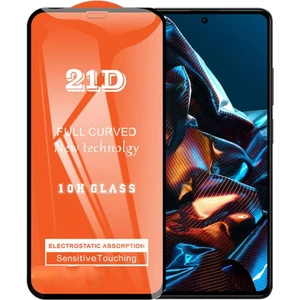 Xiaomi Poco X5 Pro Ekran Koruyucu 21D Tam Kaplayan Kırılmaz Cam Kavisli 9018000001392 90181392