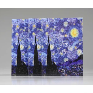 Van Gogh 3'lü Mini Not Defter
