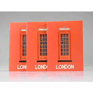 London 3'lü Mini Not Defter