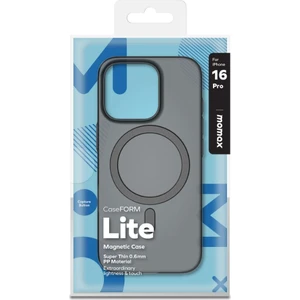 Lite Caseform Magnetic Case iPhone 16 Pro Transparent Black