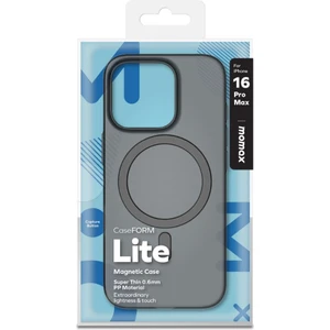 Lite Caseform Magnetic Case iPhone 16 Pro Max Transparent Black